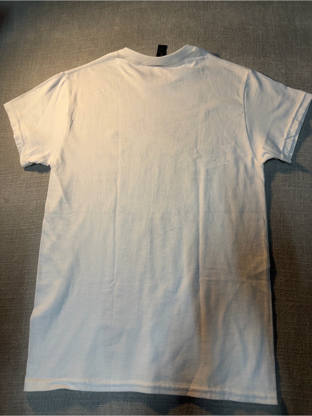Gildan White Murray State Graphic Tee with Navy Print - Picture 3 of 3
